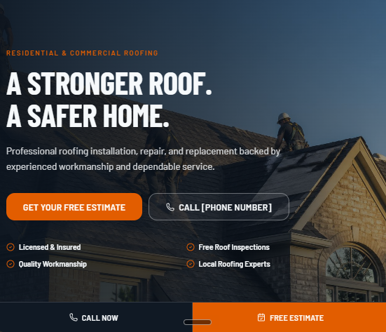Roofing contractor — residential & commercial